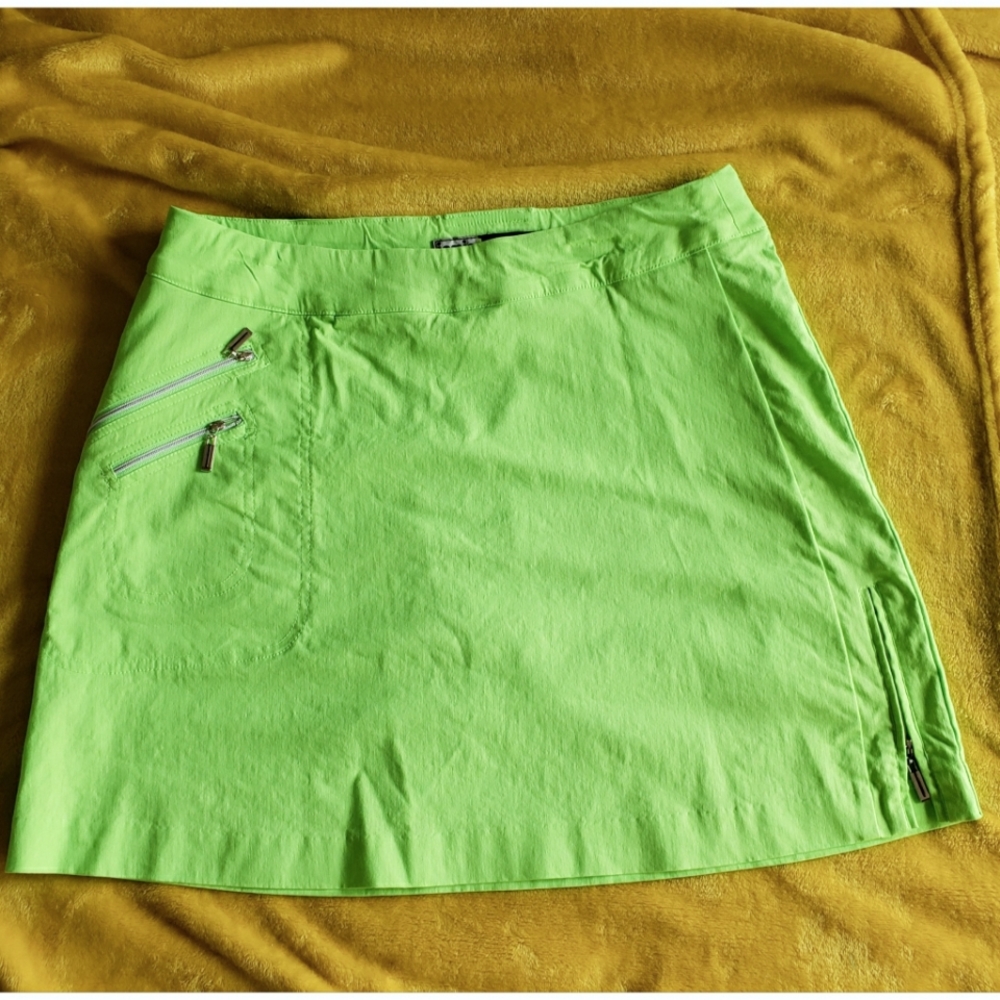 Neon Lime Green Skort